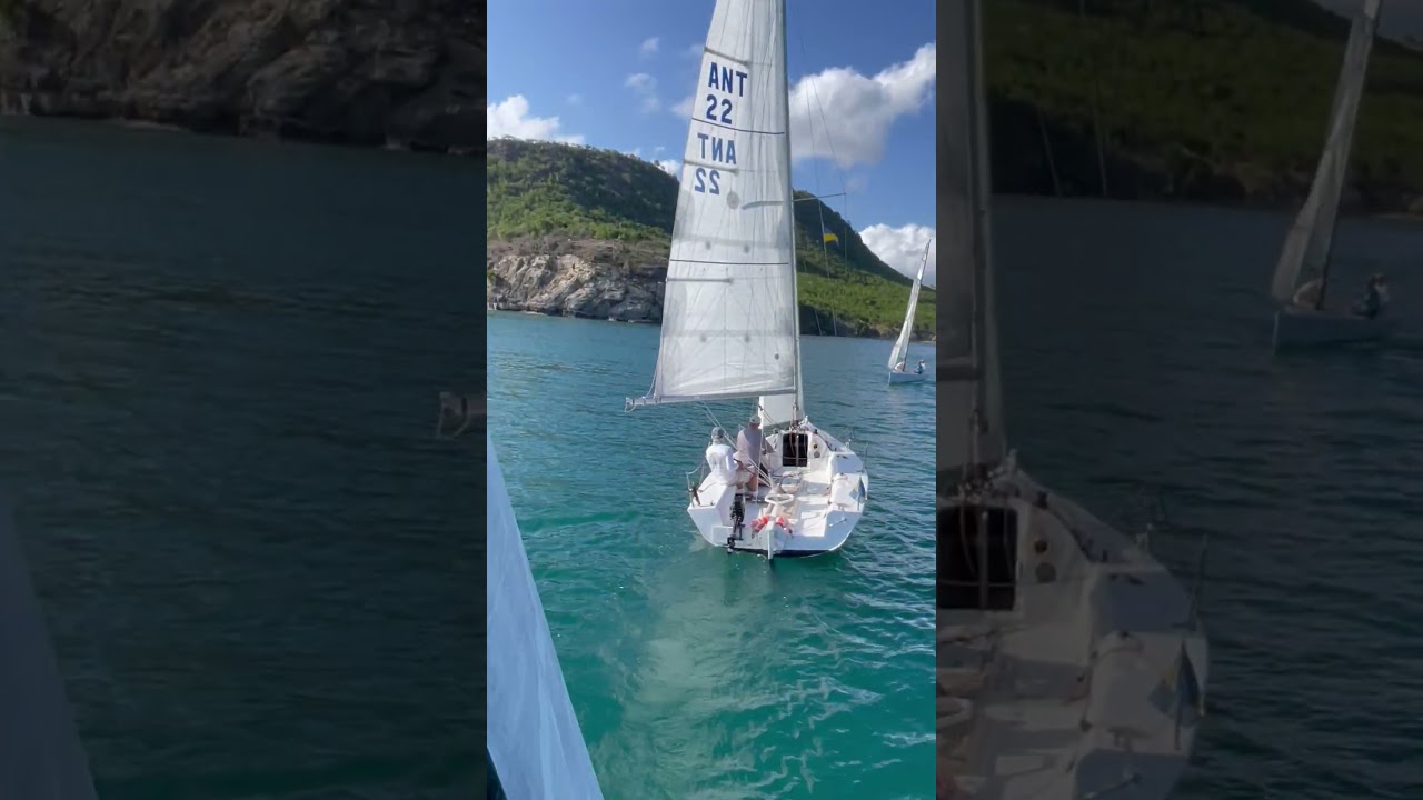 Curse de sâmbătă după-amiază Falmouth Harbour #yachtinglife #yacht#yachting #ambarcațiune #călătorii #yachtclubs