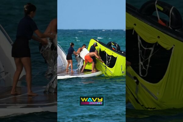 Yacht pierde pluta de salvare la Haulover Inlet! | Bărci ondulate