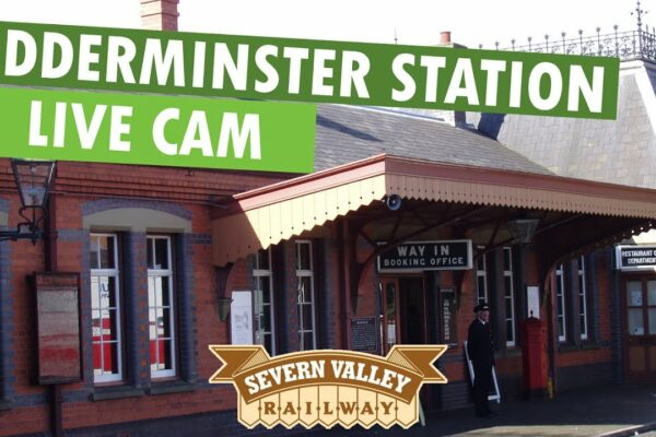 LIVE CAM - Kidderminster Station Concourse Camera pe calea ferată Severn Valley