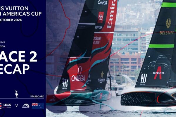 Recapitulare a 2-a cursă a Cupei Americii a 37-a Louis Vuitton | INEOS Britannia vs Emirates Team New Zealand