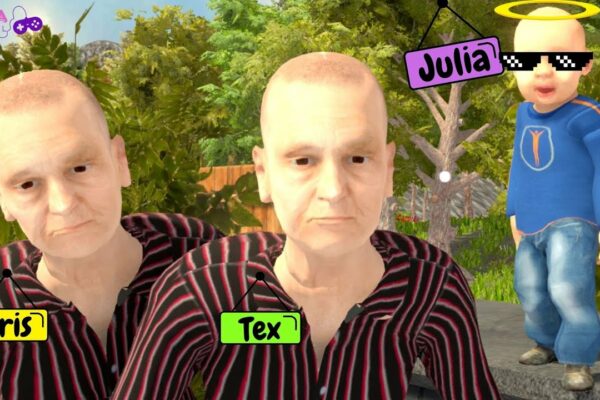 TWIN GRANDMAS vs NETO BAGUNCEIRO (Granny Simulator)