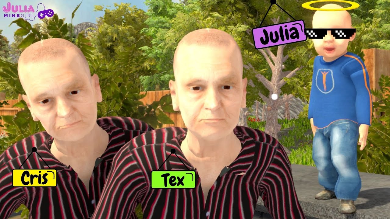 TWIN GRANDMAS vs NETO BAGUNCEIRO (Granny Simulator)