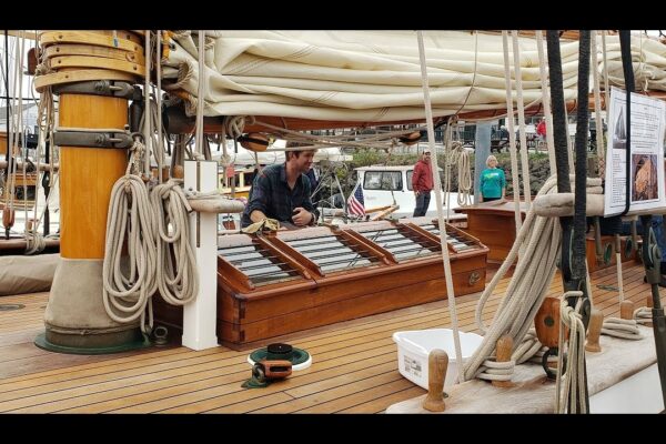 Iahtul englezesc Tally Ho la 2024 Port Townsend Wooden Boat Show