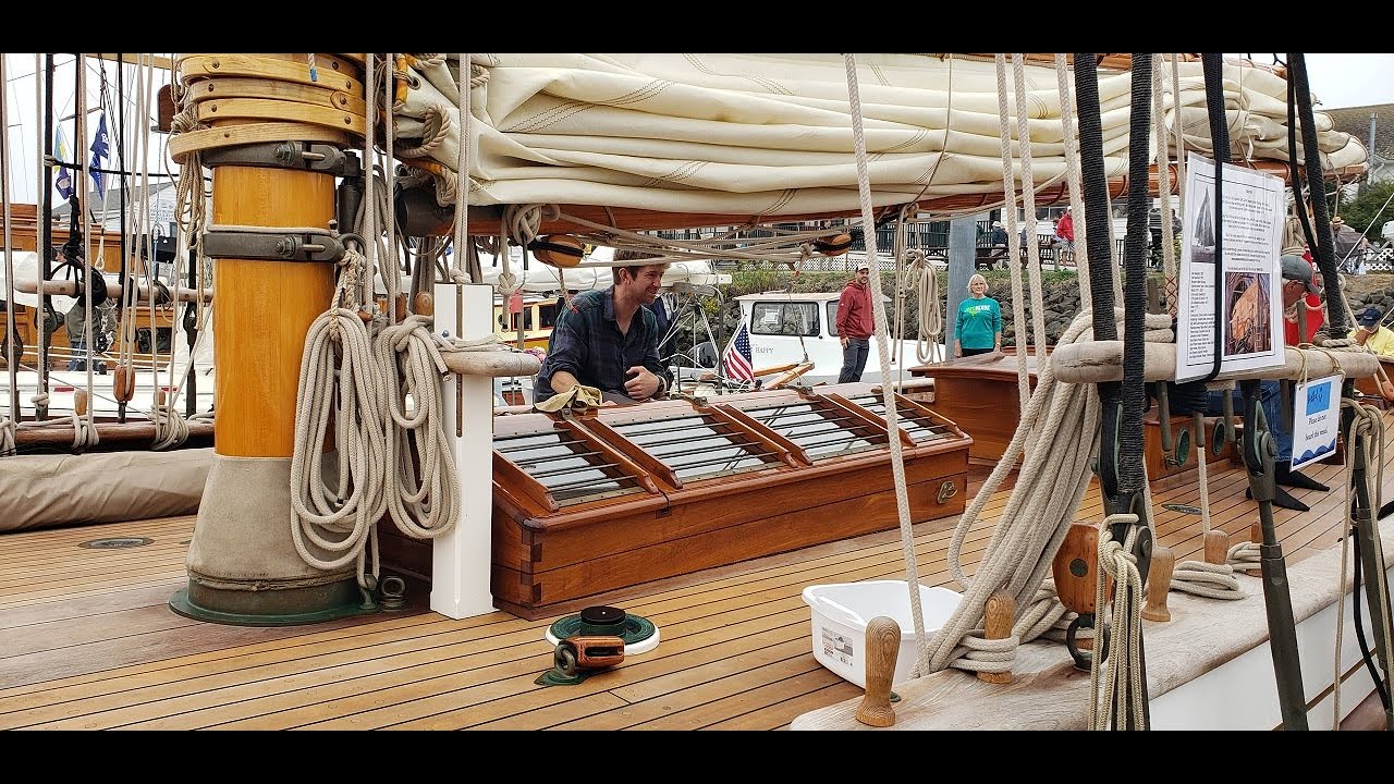 Iahtul englezesc Tally Ho la 2024 Port Townsend Wooden Boat Show