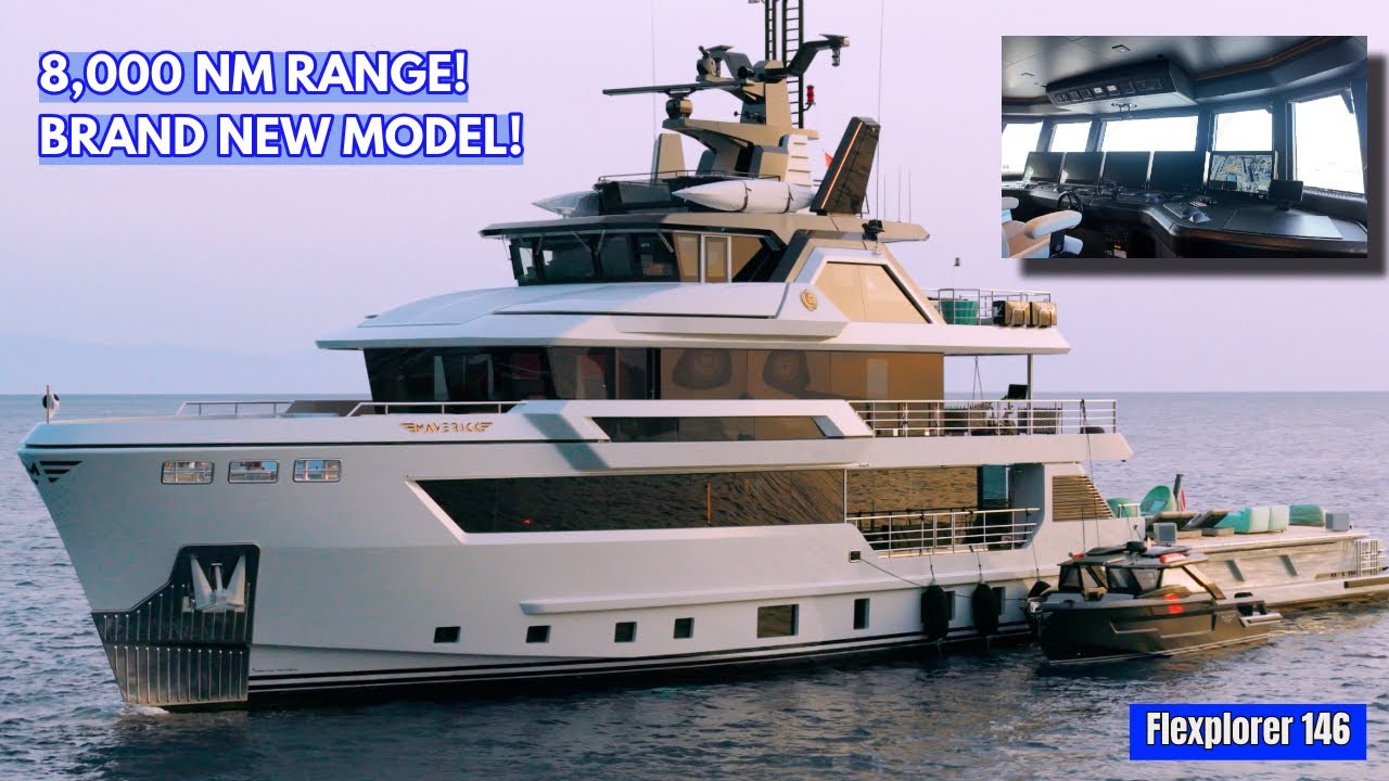 ACEASTA este Coca 1 a NOULUI FLEXPLORER 146: Steel Explorer Yacht M/Y Maverick