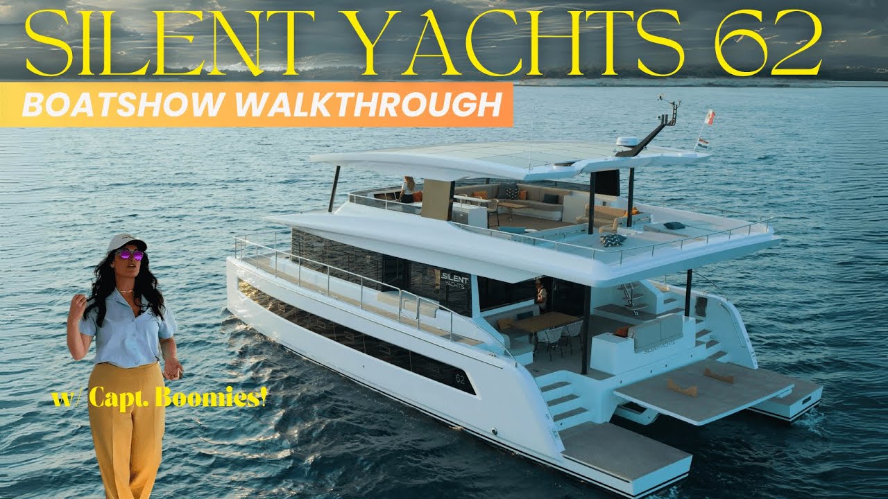 Silent Yachts 62 "Walkthrough" la Festivalul de Yachting de la Cannes (2024)