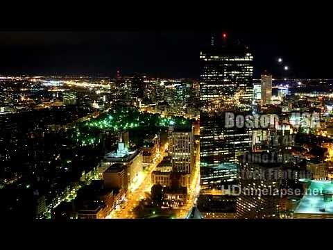 Boston, SUA - UHD Ultra HD 2K 4K Time Lapse Imagini de stoc fără drepturi de autor