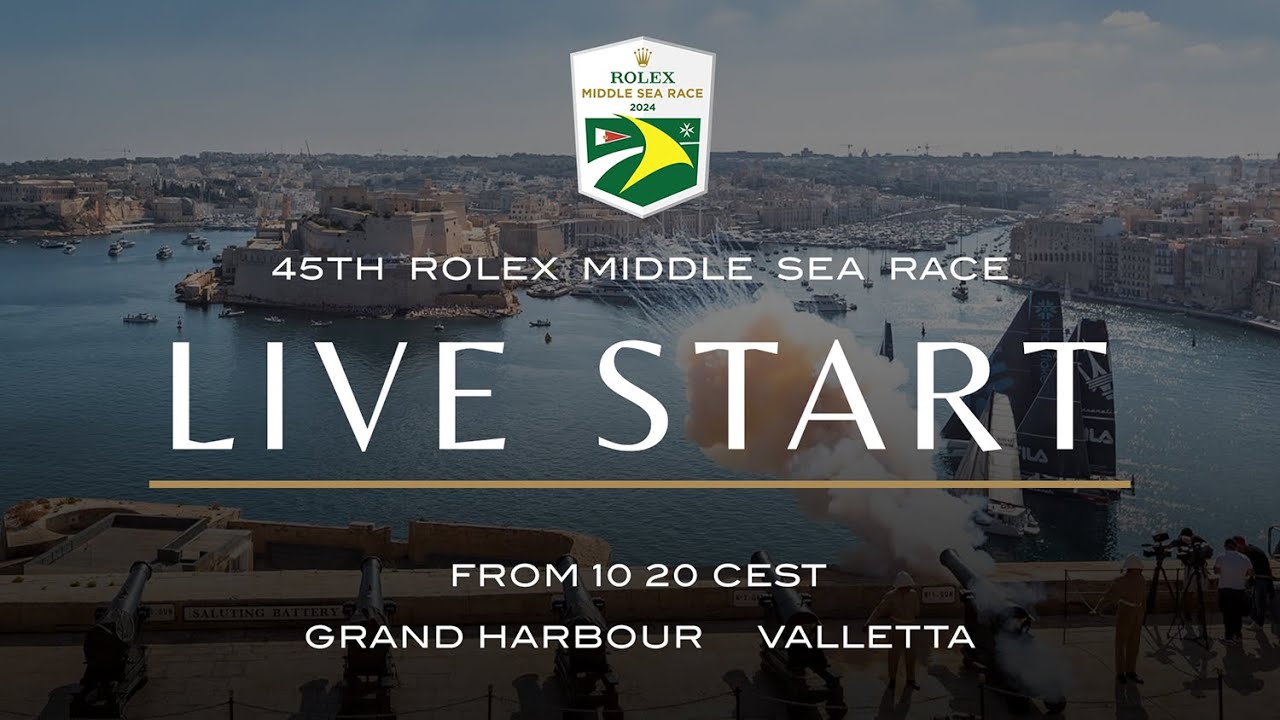 Rolex Middle Sea Race 2024 | LIVE START