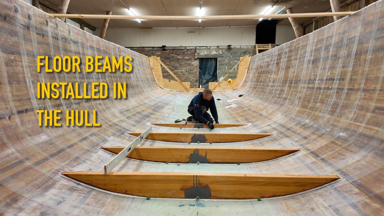 O altă parte realizată în construirea corpului nostru de 50 de picioare - Ep. 415 RAN Sailing