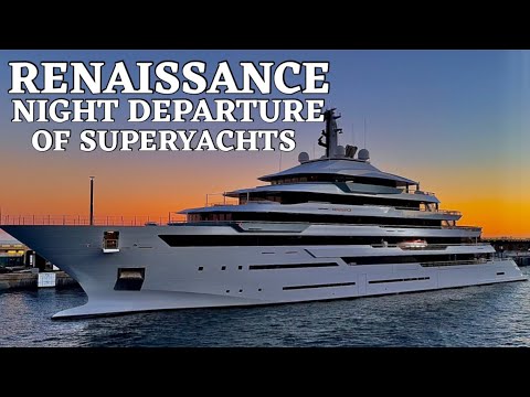 PLECARE DE NOAPTE A SUPERYACHTURILOR după THE MONACO YACHT SHOW 2024 @archiesvlogmc