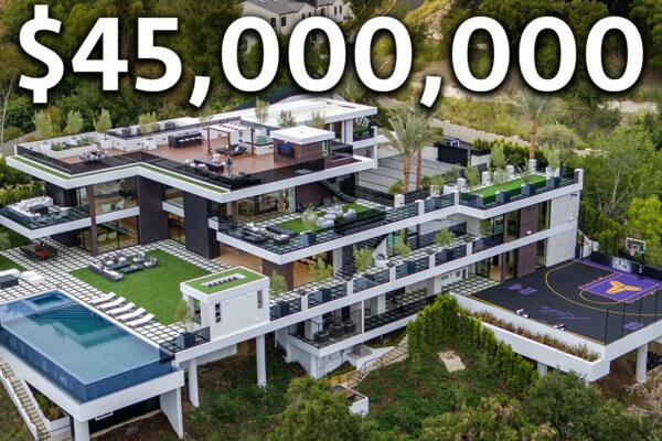 În interiorul unui MEGA CONAC modern Los Angeles de 45.000.000 USD