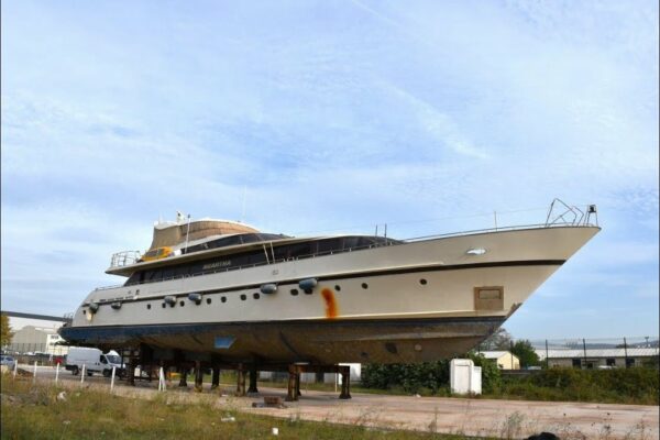 PROIECT YACHT / AGARTHA 35 m - COCA DE ALUMINIU De PORSIUS SHIPYARD HOLLAND / Tur VIDEO (Turism)