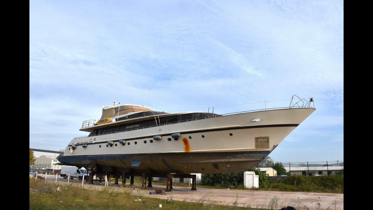 PROIECT YACHT / AGARTHA 35 m - COCA DE ALUMINIU De PORSIUS SHIPYARD HOLLAND / Tur VIDEO (Turism)