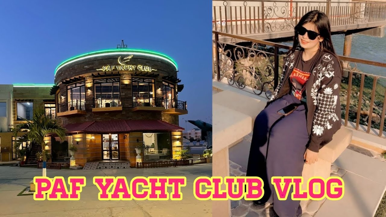 PAF YACHT CLUB || LOC FRUMOS NICIODATĂ NICIODATĂ || PAF Golf Club bhi gye ||