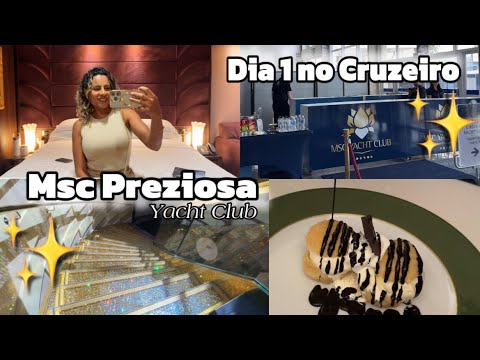 Prima zi pe croaziera Msc Preziosa | Yacht Club ✨ *Tur de cabină*