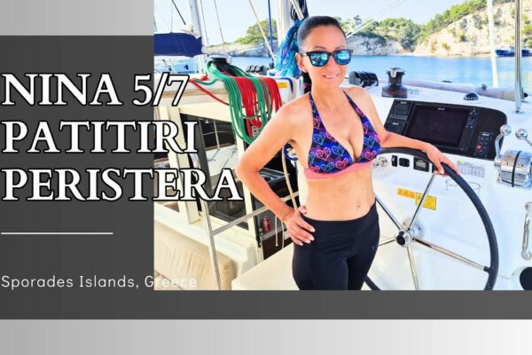 NINA Day 5/7 Sailing Yacht | PATITIRI, STENI VALA, PERISTERA | Lagoon 40 Catamaran Sporade Island