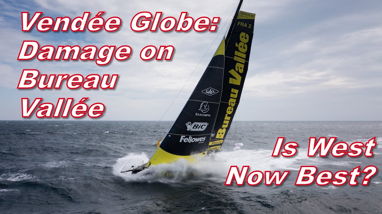 Vendée Globe Ziua 8 Morning Update - daune pentru Louis Burton pe Bureau Vallée, West este acum cel mai bun?