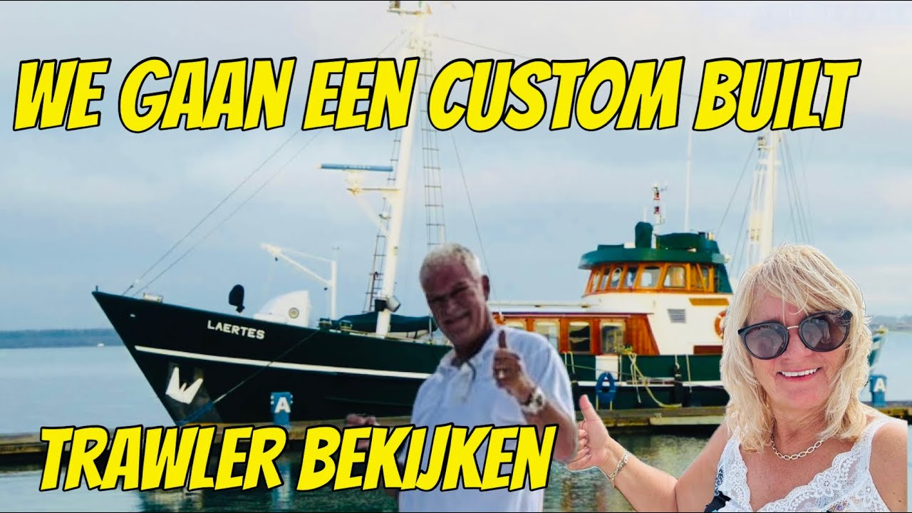 NE UITĂM LA TRAULERUL OLANDEZ PERSONALIZAT ÎN SNEEK EP 345 (vlog de navigație)