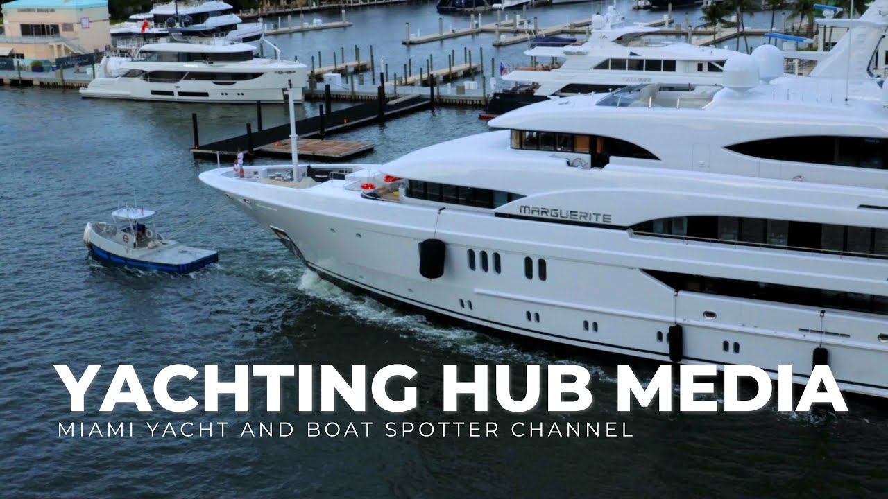 Observarea iahturilor în Fort Lauderdale cu câteva zile înainte de Boat Show FLIBS2024 | Canalul Yacht Spotter