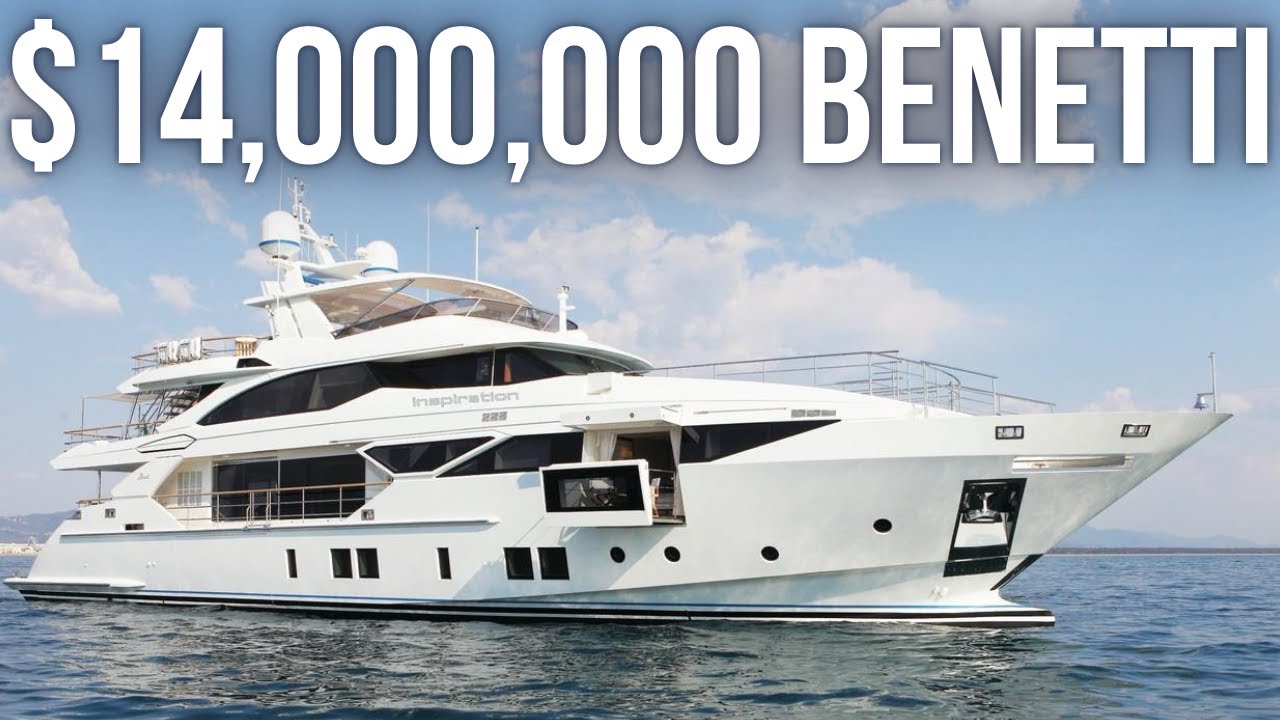 Tur SuperYacht Benetti 125 FAST 14.000.000 USD