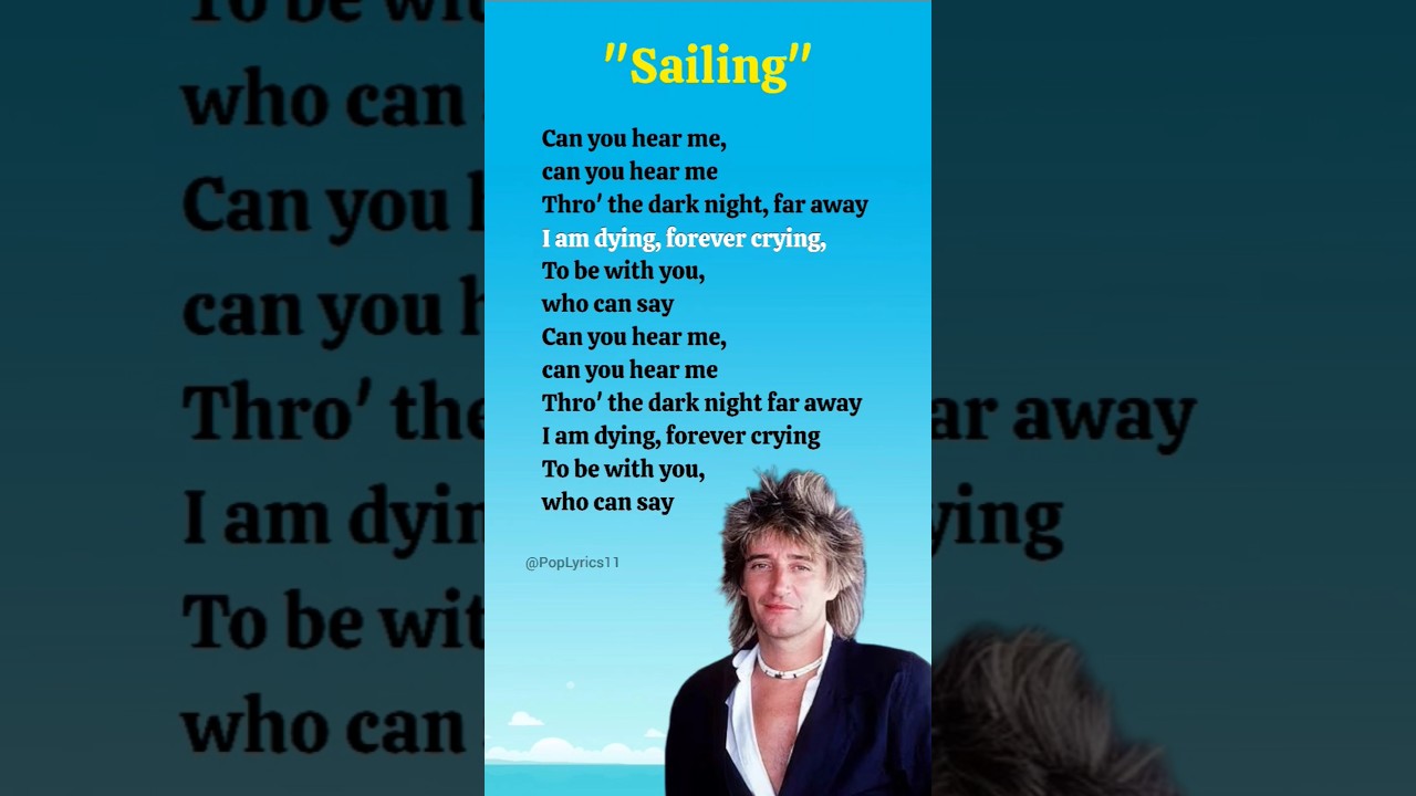 „Sailing” (2) Versuri ~ Rod Stewart #shorts #versuri #rodstewart #sailing #80smusic #muzică #song