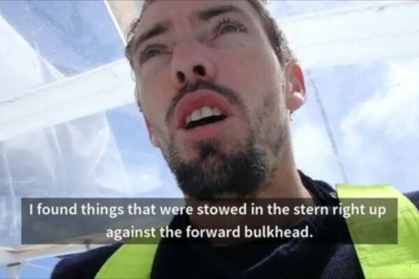 Marinarul de la Vendee Globe arată daune catastrofale aduse iahtului său