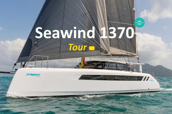 Catamaran cu vele Seawind 1370 - Tur cu barca și recenzie video #croazieră #yacht-uri