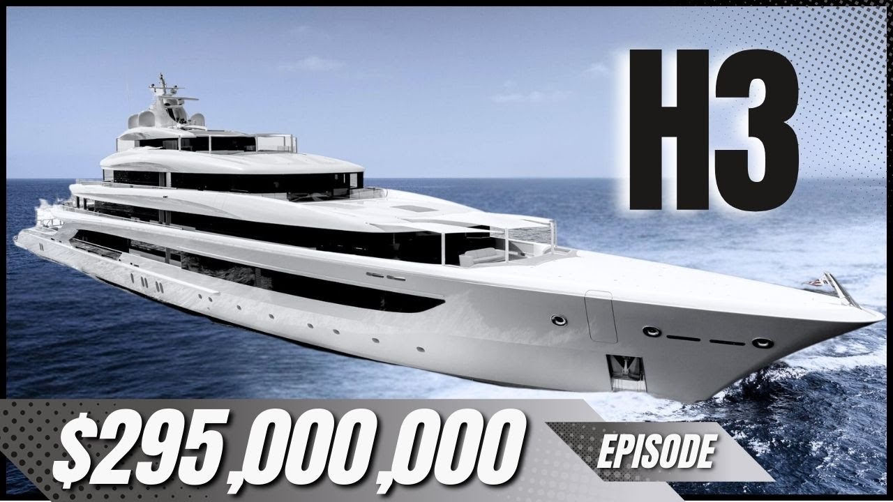 În interiorul impresionantului Superyacht H3 de 295.000.000 USD