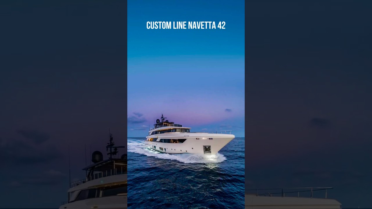 Custom Line Navetta 42 #dreamyacht #yacht #yachtlife #luxuryyachting #luxury