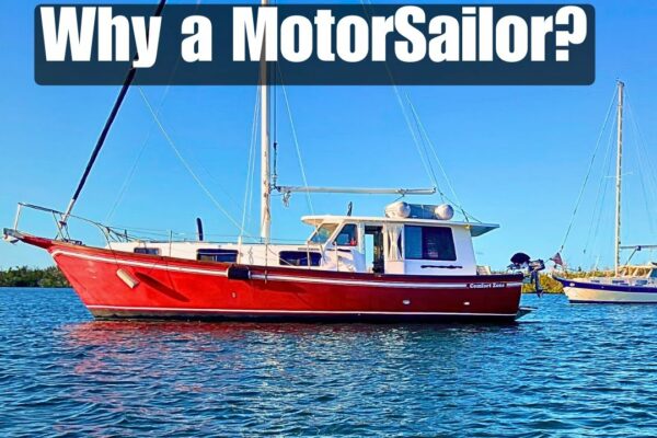 Cea mai bună barcă cu pânze pentru a trăi la bord? 43' Shucker Motor Sailor (tur complet)