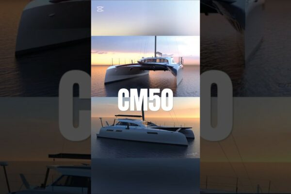 Catamaran cu vele de înaltă performanță Marine CM50 actual 😍