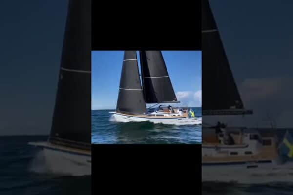 Noul Hallberg-Rassy 50 cu catarg de carbon!🥵😍 #short