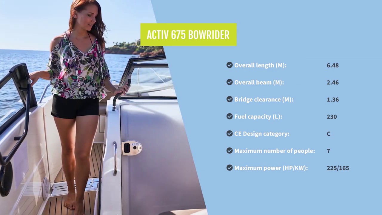 Quicksilver Activ 675 Bowrider - cu detalii