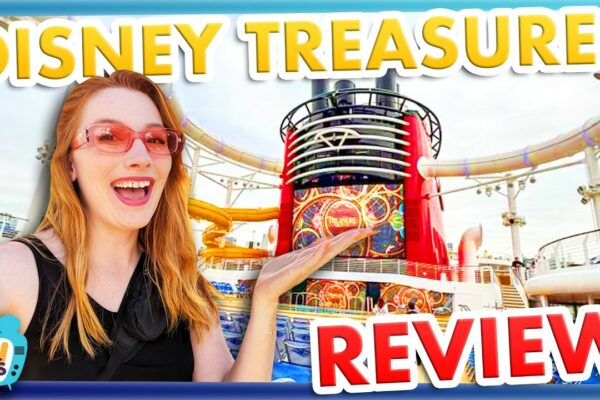 PRIMA PLANIRE pe cea mai NOUĂ navă de croazieră Disney -- Disney Treasure Review