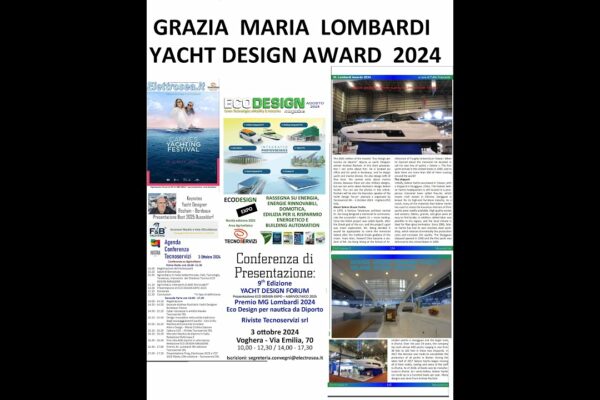 Premiul Grazia Maria Lombardi Yacht Design Award 2024 a fost acordat lui Andrei Rochian