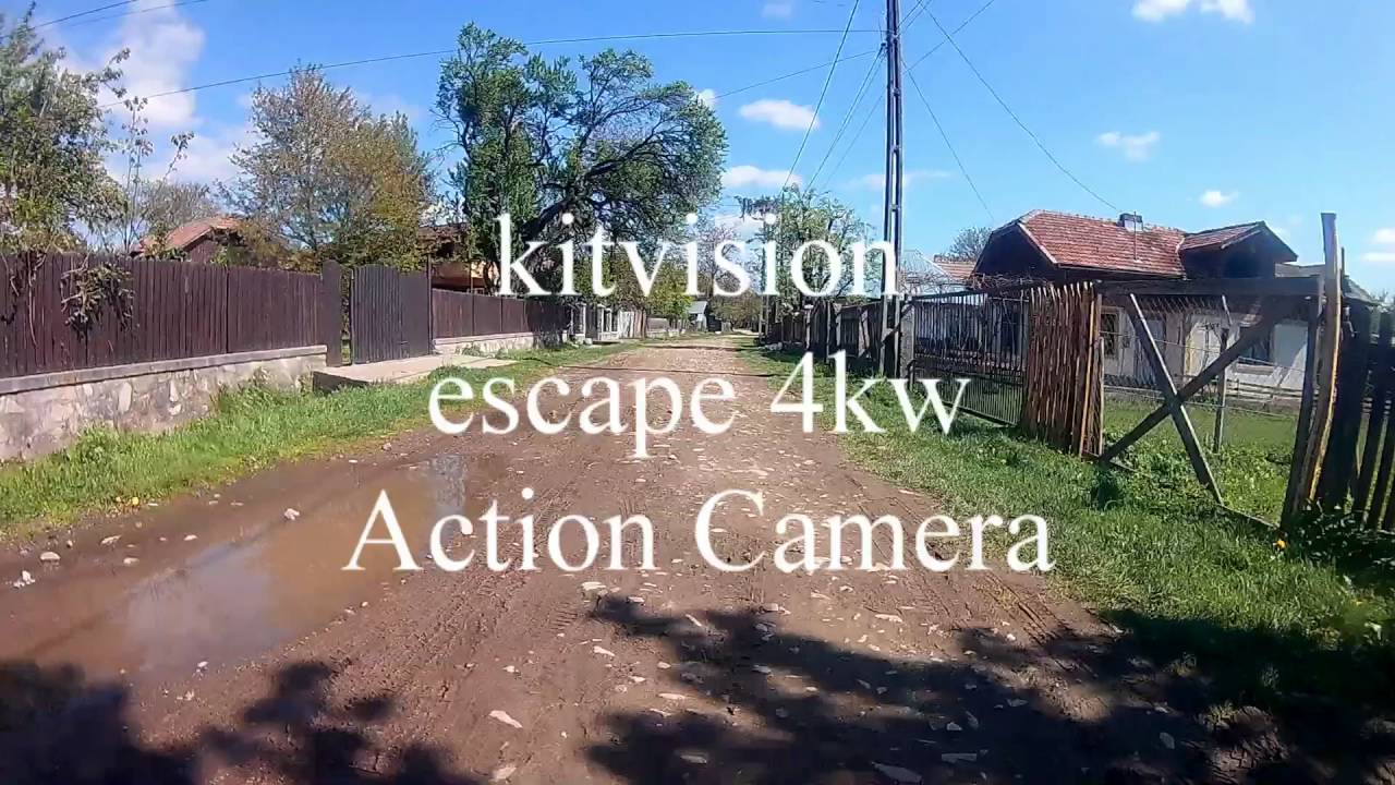 Cameră de acțiune Kitvision Escape 4KW | exemplu video | 1080p 60fps