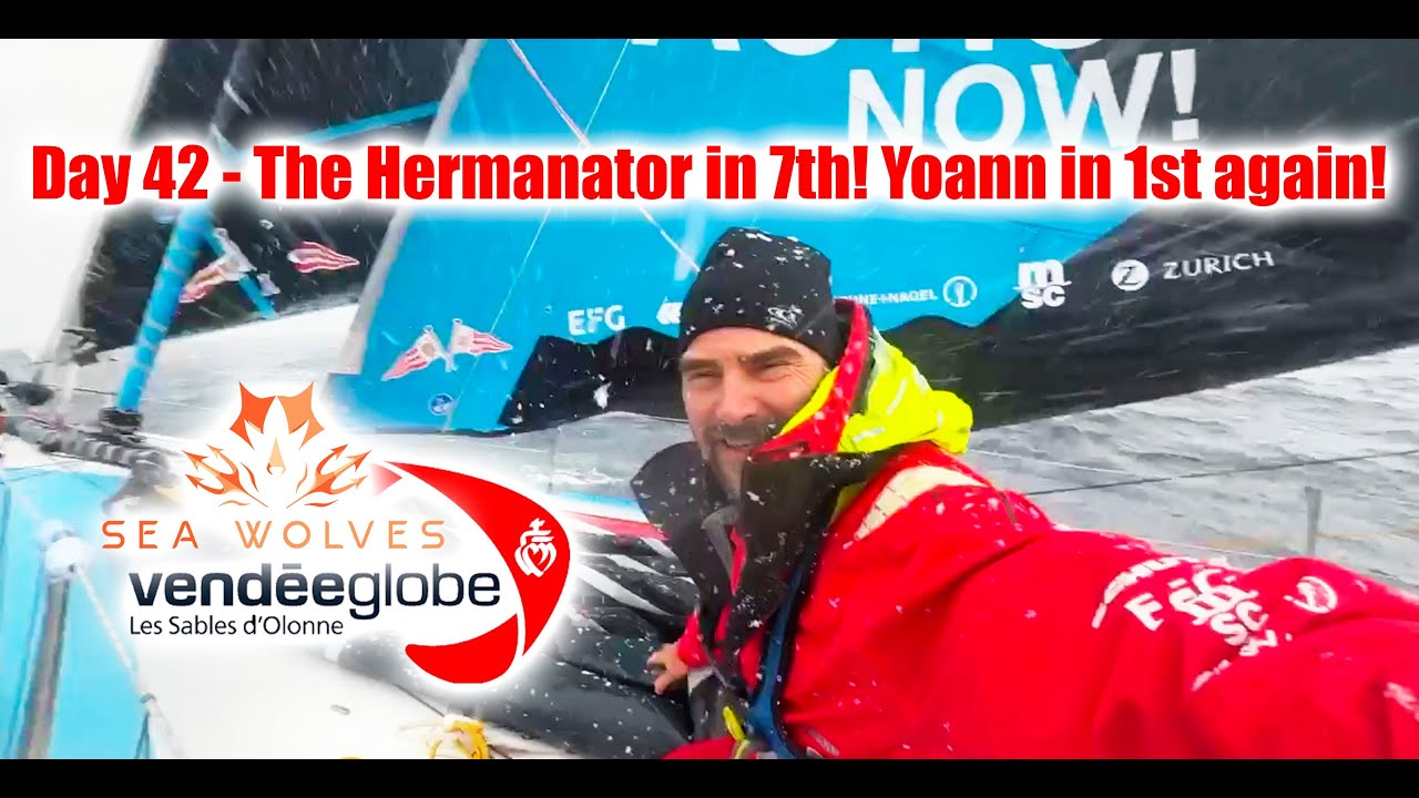 Raportul Seawolves Vendeeglobe 2024 42 The Hermanator în locul 7! Yoann pe locul 1! Dar îl poate păstra?