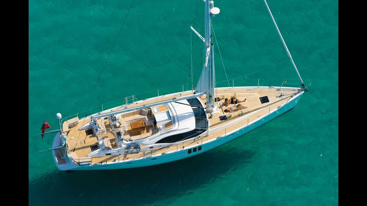 Oyster 625 Blue Jeannie în vela de probă