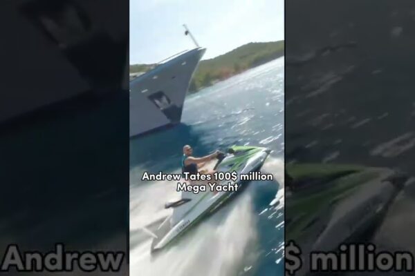 Andrew Tate Mega Yacht (100.000.000$) #short #viral #Andrewtate #tate