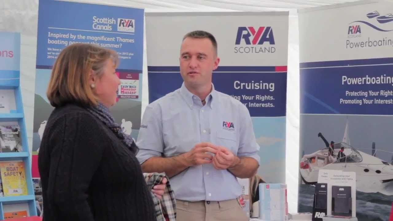 Royal Yachting Association la Kip Boat Show - octombrie 2012 - RYA Scotland