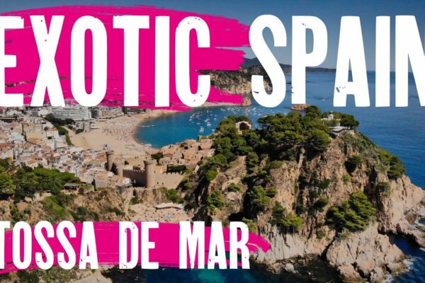 Tossa De Mar Drone View | Comoara ascunsă Costa Brava | Catalonia Spania