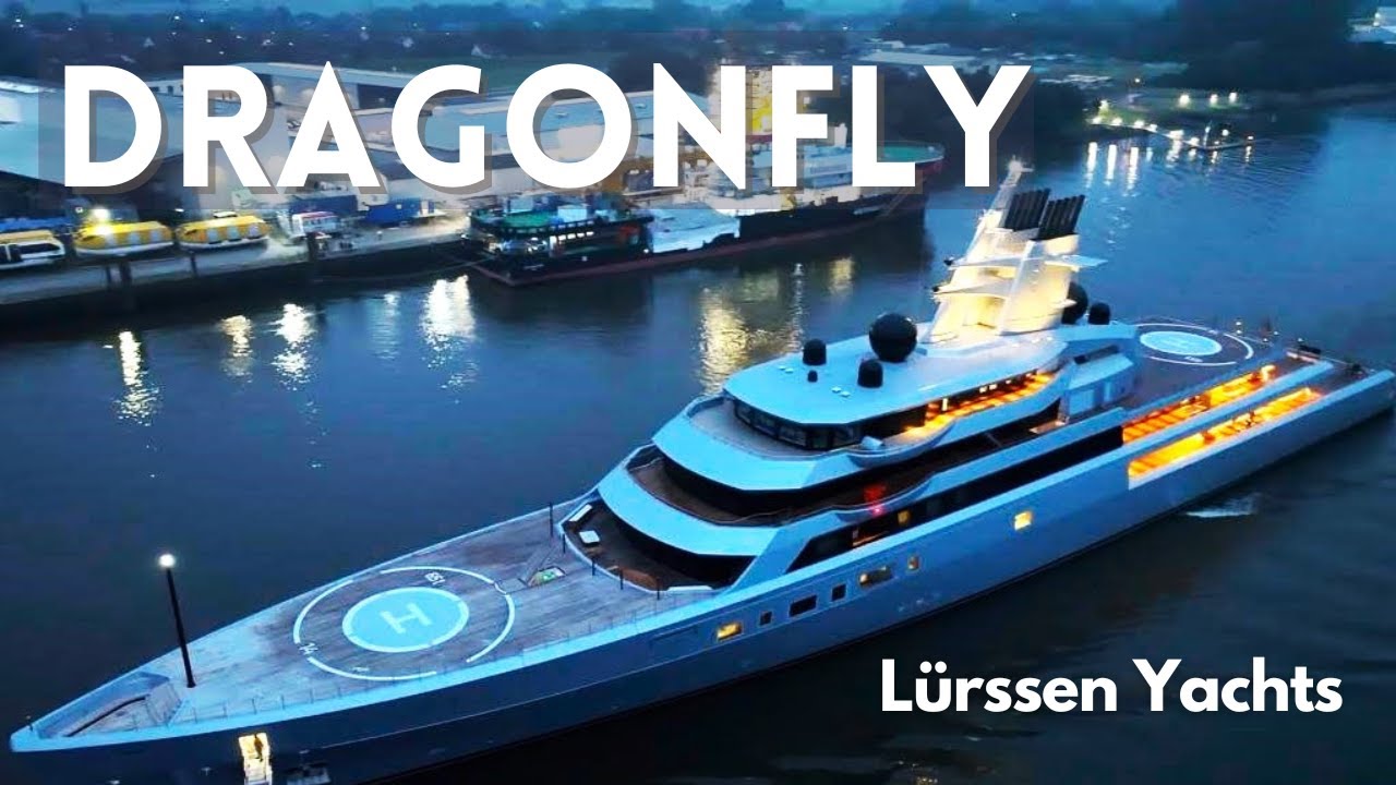 Dezvăluirea DRAGONFLY Superyacht-ul Lürssen al viitorului de 142 m!