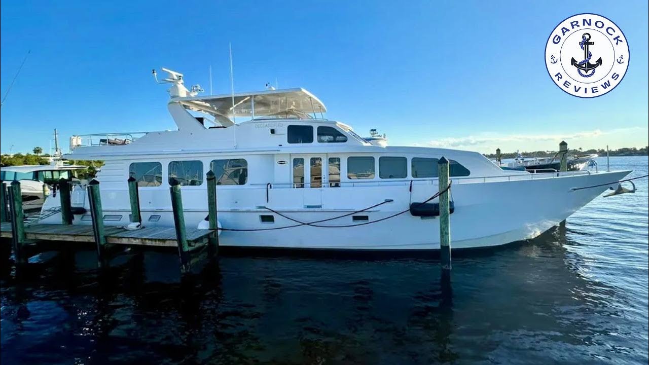 795.000 USD - (2001) 90ft Dovercraft Super Yacht de vânzare personalizat Pilothouse ridicat