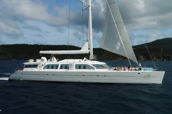 NECKER BELLE: 105' Catamaran Yacht Walkthrough