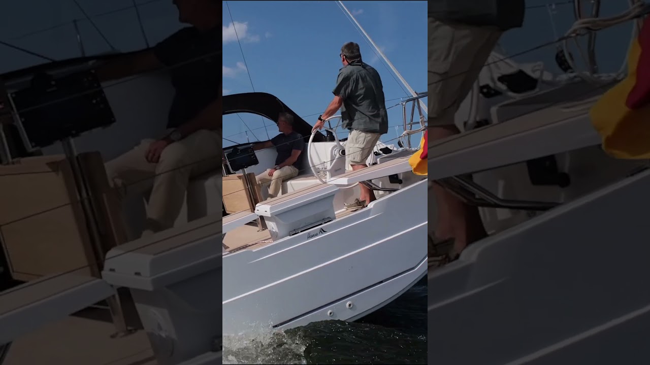 Hanse 360 ​​​​- cel mai mic dintre iahturile hanseatice este un miracol spațial! #navigație