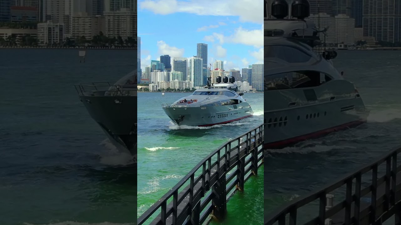 Frumusețea Yachtingului în Miami #yacht #yachting #boat #boating