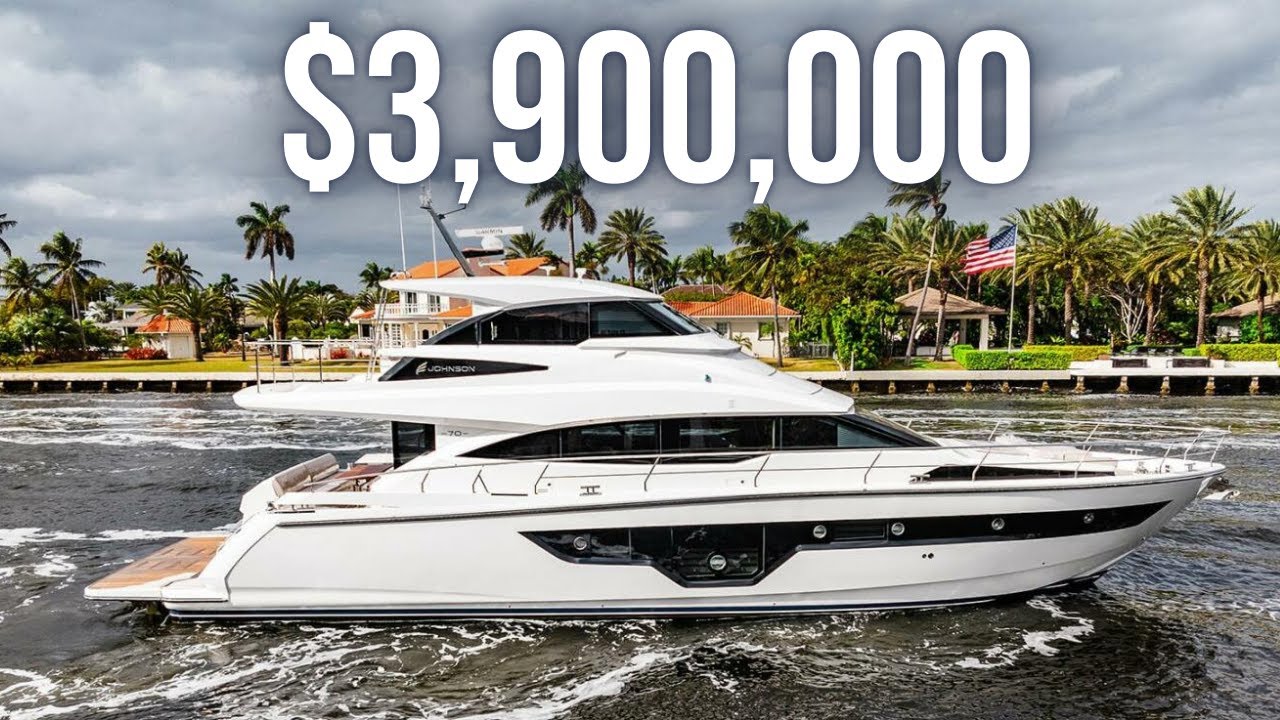 În interiorul unui YACHT NOU-NOU de 3.900.000 USD | Tur de iaht Johnson 70