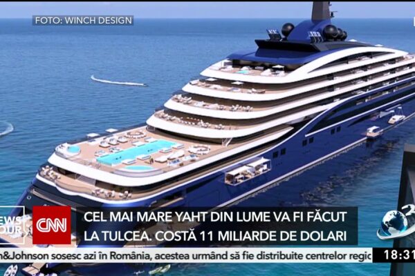 Cel mai mare yaht din lume, construit în România