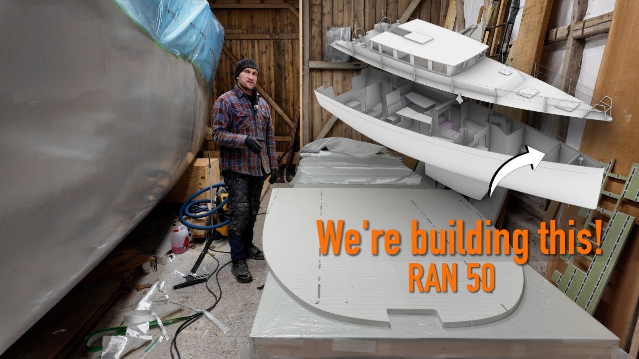 Construirea primului din 3 pereți etanși - Ep. 424 RAN Sailing