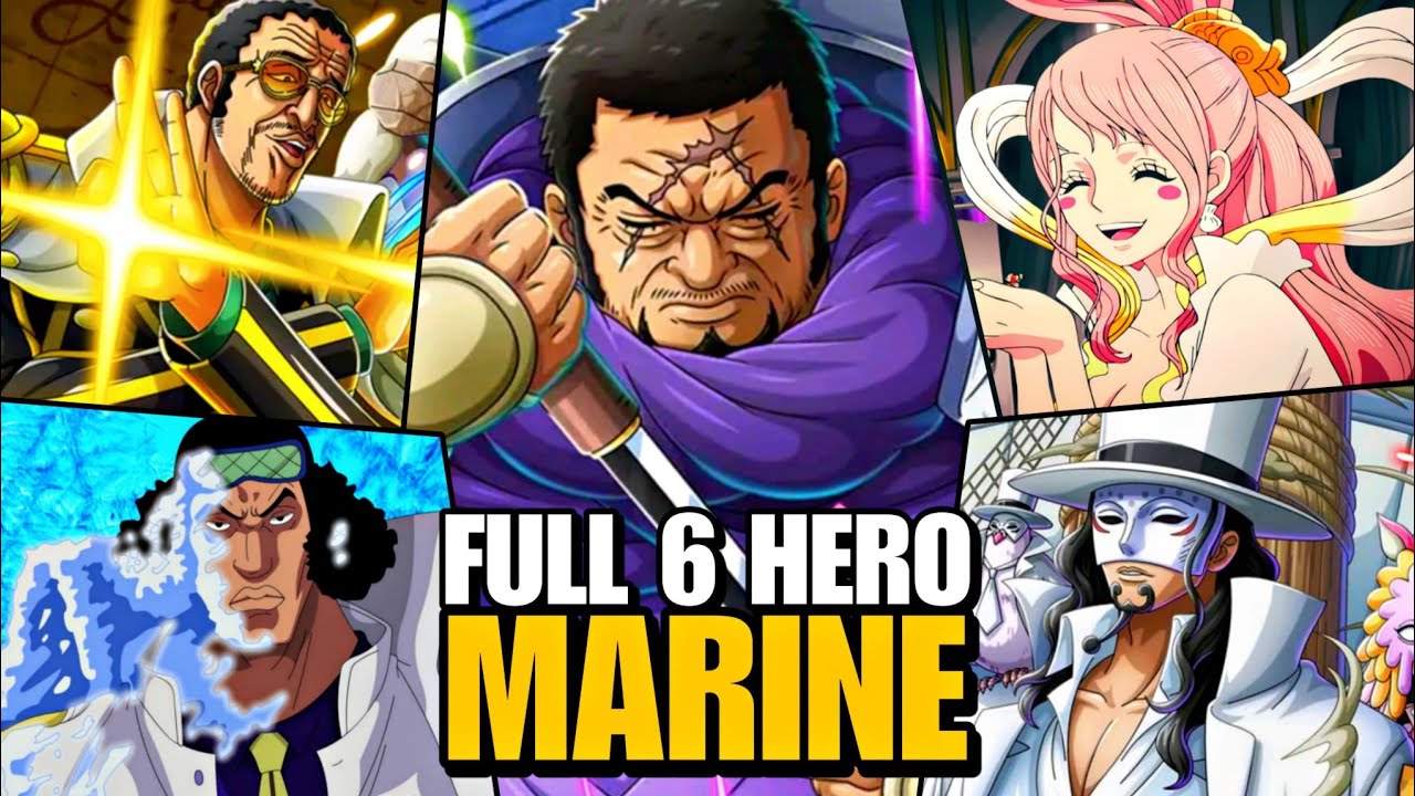 PREA NEBUN! SULTAN LINEUP FULL 6 HERO MARINE - OP SAILING KINGDOM